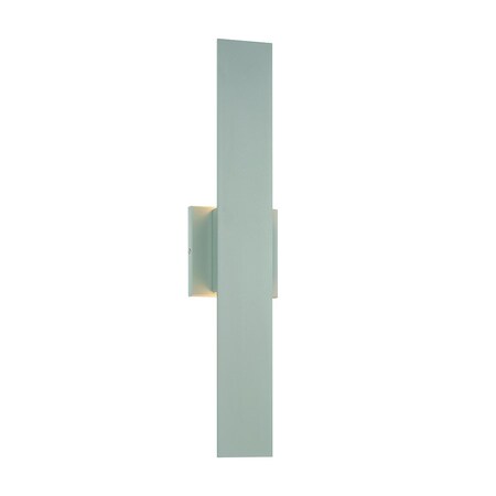 Eurofase Admiral Industrial 31" Rectangular LED Outdoor Wall Sconce, Black+Gold/White Pc 42708-025